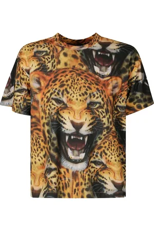 Stockholm Surfboard Club T-Shirt mit Leopard-Print