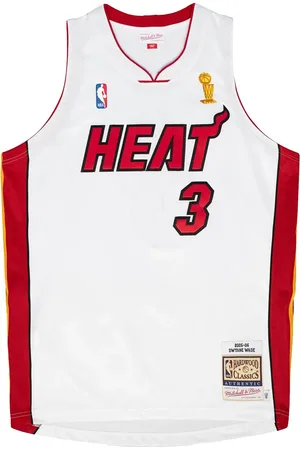 Mitchell & Ness 2005/06 NBA Finals Dwyane Wade Miami Heat "White" Trikot