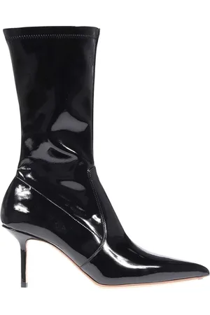 Francesco Russo Stiefeletten aus Lackleder 70mm