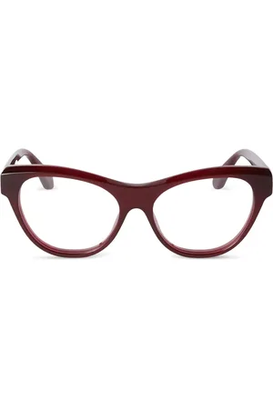 OFF-WHITE Brille mit Cat-Eye-Gestell