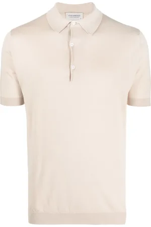 JOHN SMEDLEY Poloshirt aus geripptem Strick