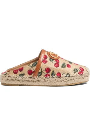 VALENTINO GARAVANI VLogo Signature Espadrilles mit Kirschmotiv 25mm