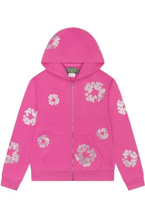 DENIM TEARS Swarovski Wreath "Pink" Kapuzenjacke