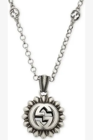 Gucci Halskette aus Sterlingsilber mit GG