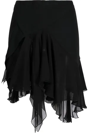 VERSACE Asymmetrischer Faltenrock