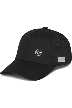 Philipp Plein Baseballkappe mit Hexagon-Applikation