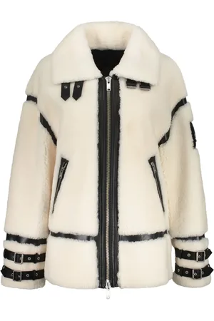 Moose Knuckles Jacke aus Faux Shearling