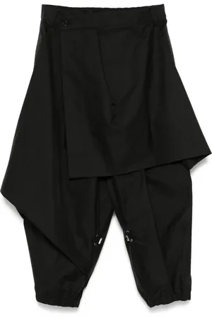 SONGZIO Drapierte Hose mit asymmetrischem Saum