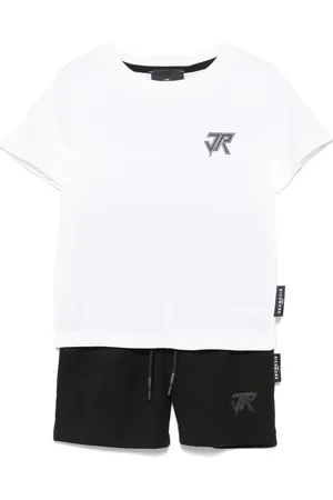 John Richmond Shorts mit Logo-Print (2er-Set)