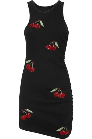Philipp Plein Minikleid mit Kirschmotiv
