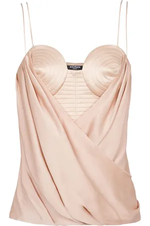 Balmain Drapiertes Top