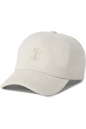 Brunello Cucinelli Baseballkappe mit Logo-Stickerei