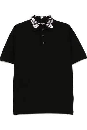 Palm Angels Poloshirt mit Logo-Print