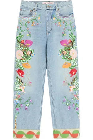 VALENTINO GARAVANI Bestickte Jeans
