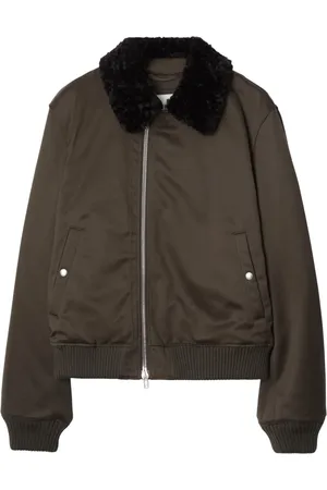 Burberry Bomberjacke mit Shearling-Kragen