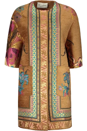 Etro Mantel mit Blumen-Stickerei
