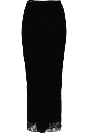 Dolce & Gabbana Taillenhoher Bleistiftrock aus Spitze
