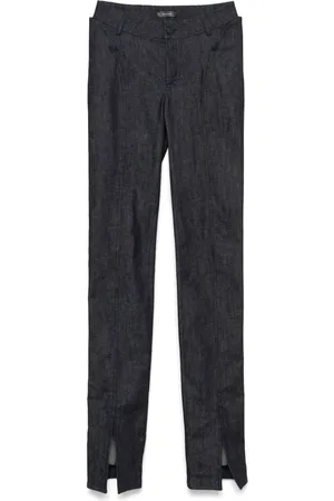 MUGLER Jeans mit Schlitz am Knöchel