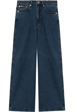 Chocoolate Weite Jeans mit Logo-Applikation