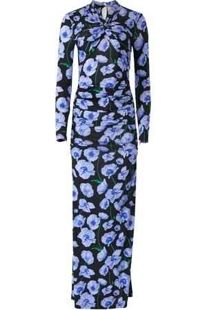 Carolina Herrera Maxikleid mit Blumen-Print