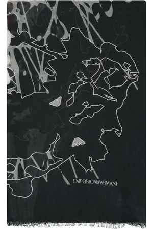 Emporio Armani Schal mit grafischem Print