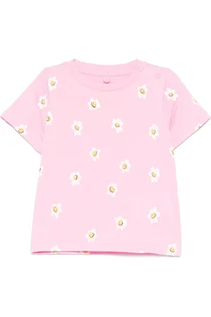 Stella McCartney T-Shirt mit Blumen-Print
