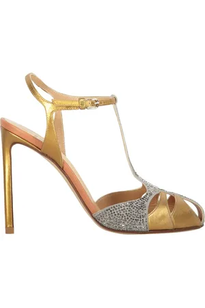 Francesco Russo Pumps mit Kristallen 105mm
