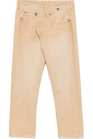 R13 Crossover Straight-Leg-Jeans