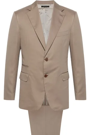 BRIONI Einreihiger Twill-Anzug