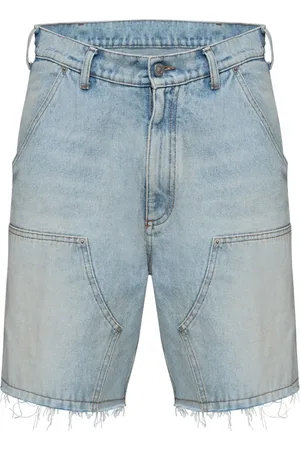 Maison Margiela Jeans-Shorts mit Nummern-Motiv