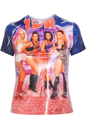 Diesel T-Shirt mit Foto-Print