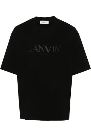 Lanvin T-Shirt mit Logo-Stickerei