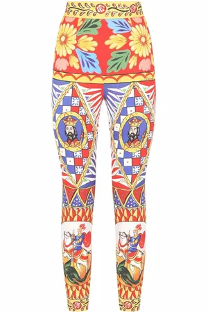 Dolce & Gabbana Leggings mit Carretto-Print
