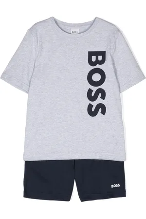 HUGO BOSS Short-Set mit Logo-Print