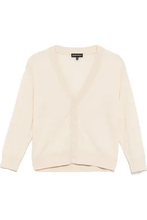 Emporio Armani Jacquard-Cardigan mit Logo