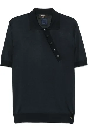 Fendi Asymmetrisches Poloshirt