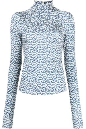 Marant Etoile Langarmshirt mit grafischem Print