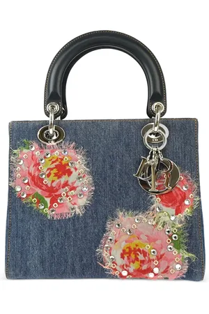 Dior 2005 Lady Dior Jeans-Handtasche