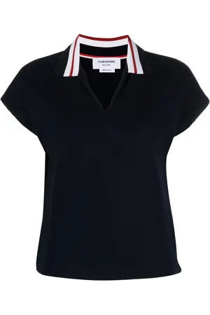 Thom Browne Gestreiftes Poloshirt