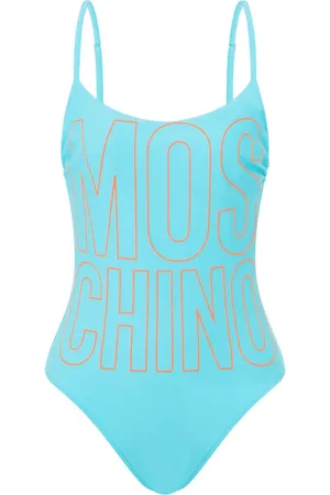 Moschino Badeanzug mit Logo-Print