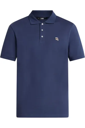 Karl Lagerfeld IKONIK Poloshirt mit Logo-Stickerei