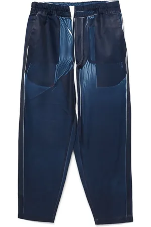 Comme des Garçons Hose mit Jeans-Print