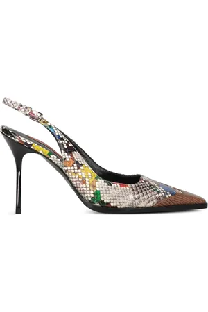 Missoni Slingback-Pumps mit Python-Print
