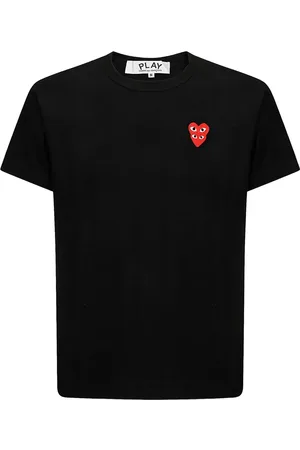 Comme des Garçons T-Shirt mit Logo-Applikation