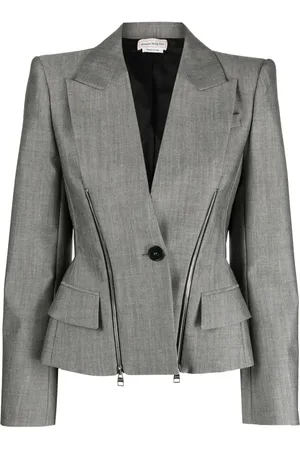 Alexander McQueen Blazer mit Reißverschlussdetail
