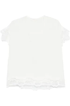 Maurizio Mykonos Bluse mit Kordelbesatz