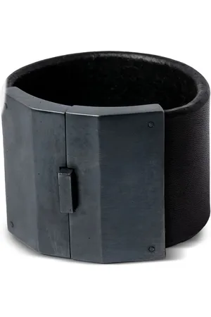 PARTS OF FOUR Box Lock Armband aus Leder