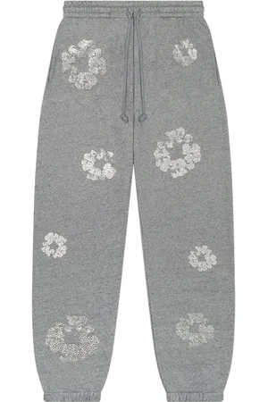 DENIM TEARS Swarovski Wreath "Grey" Jogginghose