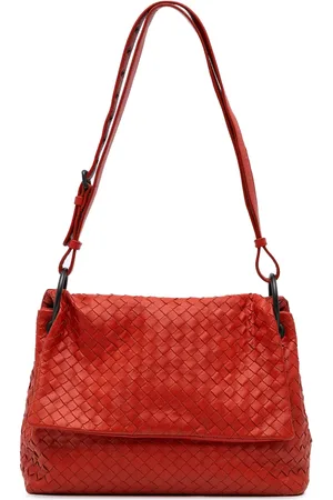 Bottega Veneta 2012-2024 Intrecciato Flap Schultertasche aus Nappaleder