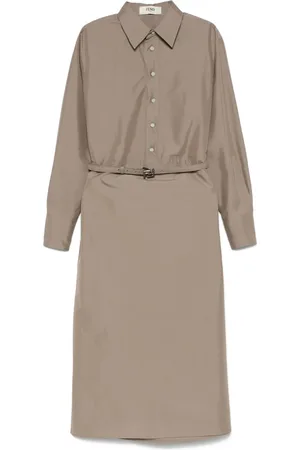 Fendi Hemdkleid aus Popeline